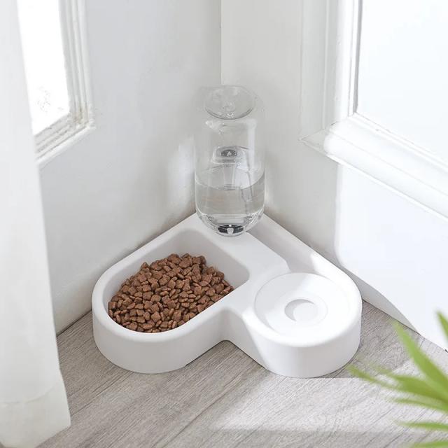 Alimentador Automático 2 em 1 para Água Potável de Cães e Gatos