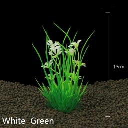 Venda quente 1 pçs novo aquário plantas artificiais tanque de peixes ornamento planta água aquática grama paisagem visualização decoração - Image 3