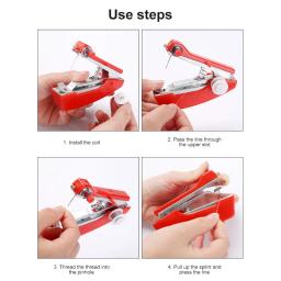 Máquina De Costura Portátil Mini Manual Simples Operação Instrumento De Costura Útil Portátil Máquinas De Costura Acessórios Ferramenta - Image 2