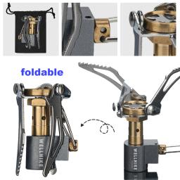 Fogão de acampamento portátil dobrável, mini fogão de acampamento, 2000W, queimador, forno de sobrevivência para cozinhar ao ar livre - Image 5
