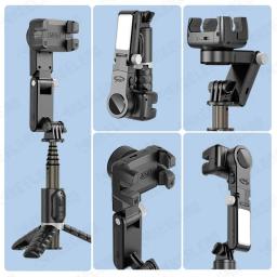 Keelead gimbal de rotação 360, tripé selfie stick com luz de preenchimento remota seguindo tiro, estabilizador para smartphone ao vivo/vlog - Image 5