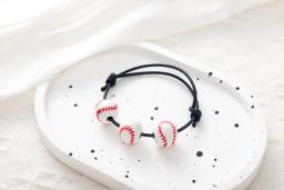 Esportes Tema Charm Pulseiras para Meninos, Futebol, Beisebol, Basquete Beads, Birthday Party Favors, Pinata Fillers, 10Pcs - Image 4