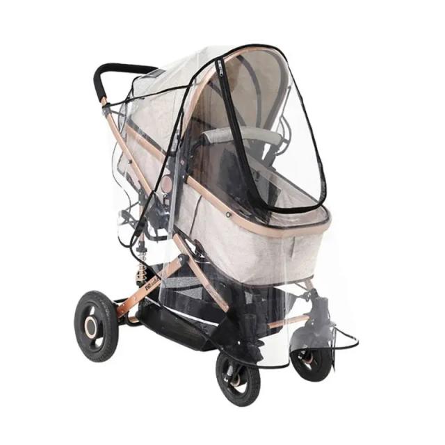 Capa de Chuva Universal para Carrinho de Bebê - Proteção Total contra Intempéries