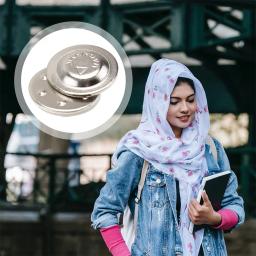 Botão magnético Snap Fechos Pin, Botões redondos, Broche do prendedor do ímã, Bolsas de metal, Colar Scarf Board Pins, Fixadores Hijab - Image 3
