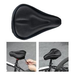Capa de assento de bicicleta acolchoada, gel largo, almofada macia, almofada do assento da bicicleta do exercício, espuma larga, peças confortáveis do sela - Image 3