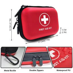 Impermeável ao ar livre viagem kit de primeiros socorros caixa de sobrevivência de emergência do carro caixa de acampamento pequena casa e camping 91PCs, atacado - Image 3