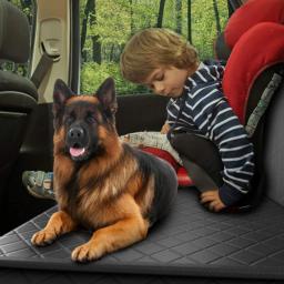 Dog Car Seat Cover Waterproof Pet Travel Dog Carrier Hammock Car Traseiro Back Seat Protector Mat Transportadora De Segurança Para Cães Almofada De Segurança - Image 2