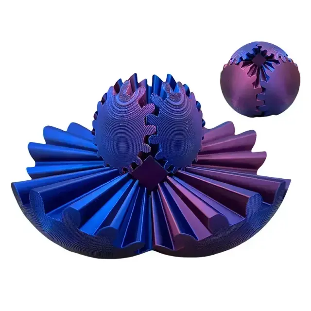 Engrenagem Bolinha 3D Impressa para Alívio Sensorial e Estímulo Fidget Ideal para Autismo