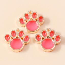 Esmalte Colorido Gato e Cachorro Pata Encantos, DIY Handmade Brincos, Pulseiras e Colares, Fazer Jóias, Artesanato Acessórios, Novos - Image 4