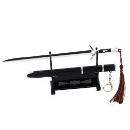 Metal Espada para Decoração Artesanato Coleção, Modelo de Arma, 1/6 Replica Miniaturas, Ornamento, Toy Equipment, Boy, Kid, 22cm - Image 6