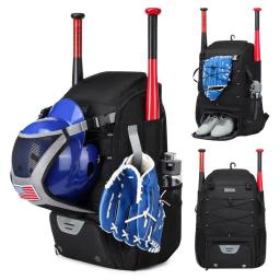 Grande capacidade saco de beisebol softball segurar capacete 2 t bola morcegos luva de rebatidas engrenagem treino ao ar livre saco de acampamento esporte organizador - Image 2