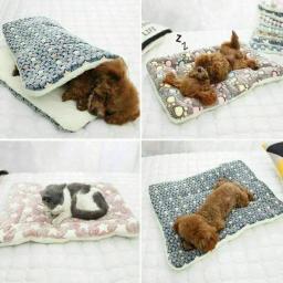 Tapetes antiderrapantes grossos para animais, cobertores quentes, colchões, cobertor geral para cães e gatos, outono e inverno - Image 3