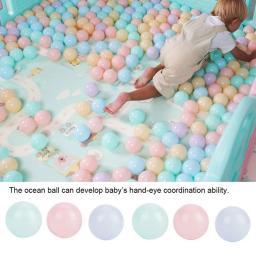 50/100Pcs 5.5cm Bola Marinha Piscina de água macia Ocean Wave Ball Bolas de plástico do bebê Outdoor Ball Pits Toy Macaron Ocean Ball - Image 1