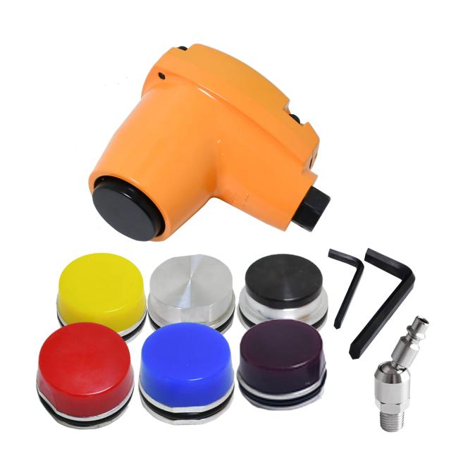 Kit Completo de Reparação de Pneus com Borda de Mesa, Martelo de Ar e Ferramentas de Moagem