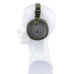 Malha de aço tático protetor de ouvido earmuff militar caça airsoft equipamentos proteção para ouvido capa paintball acessórios - Image 3