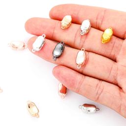 Jóias Fechos Magnéticos para Fazer Pulseira De Couro, Conectores Final De Ródio, Fit Pulseiras e Colar, 3 Conjuntos - Image 1