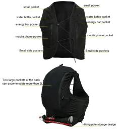 Colete de hidratação para homens e mulheres, Corrida ao ar livre, Selagem elástica, Bolsa de esportes, Ciclismo, Caminhadas, Bexiga - Image 6