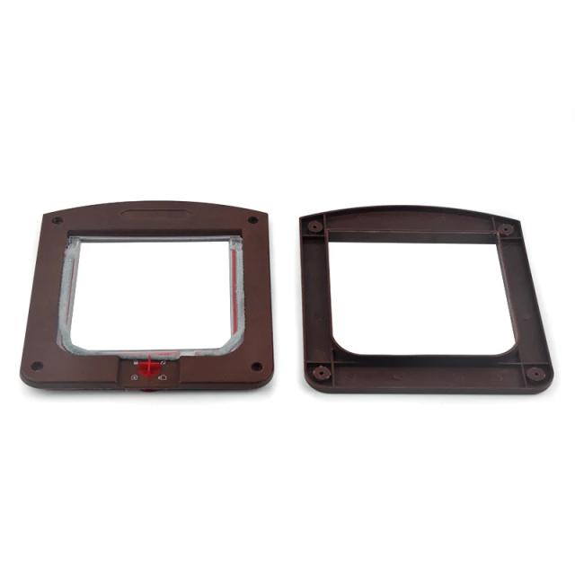 Porta Buraco Ajustável para Gatos e Cães - Seguro para Animais, Ideal para Interior, Inclui Vidro Puppy e Frete Grátis