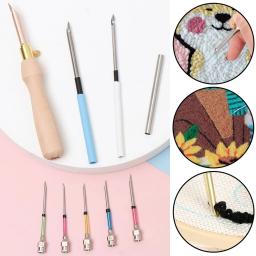 LMDZ-Punch Needle Bordados Kits, Caneta Bordada De Fios De Madeira, Crochet Knitting, DIY Craft, Costura De Ferramentas, 11Pcs - Image 2