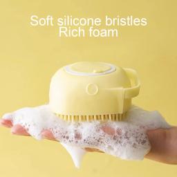 Multifuncional Banho Massagem Escova para Animais de Estimação, Banheiro, Macio, Segurança, Silicone, Cachorro, Cão Grande, Gato, Pet Acessórios, Gatos, Ferramentas - Image 4