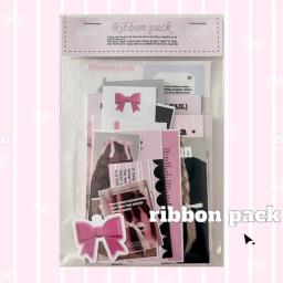 Adesivos decorativos para material de Scrapbooking, DIY Decal Memo Pad, fita de arco rosa, Inst Style Journal Planner - Image 3