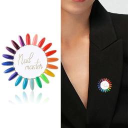 Alfinetes de lapela de sol esmaltados para mulheres unissex broches de girassol festa de escritório presentes para amigos acessórios de joias - Image 3