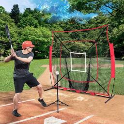 Baseball portátil Backstop Net, Rede De Prática De Beisebol, Batendo Pitching, Rede De Treinamento De Rebatidas, acessórios de beisebol - Image 2