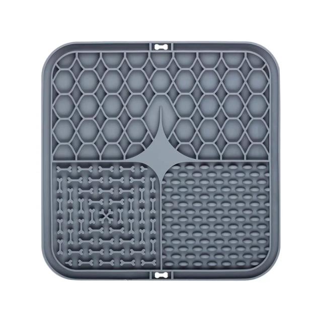 Silicone Lick Mat para Pets: Prato Lento para Alimentação e Distração durante o Banho