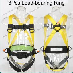 High Altitude Work Safety Harness, Cinto De Segurança De Corpo Inteiro, Escalada Ao Ar Livre, Equipamento De Proteção De Construção, Corda, 5 Pontos - Image 3