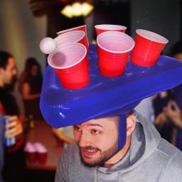 Pong de cerveja inflável para piscina, chapéu de festa, jogo flutuante, suprimentos de Natal e Halloween, brinquedos infantis - Image 3