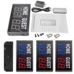 Placar eletrônico com controle remoto, LED de 4 dígitos, placar, tênis de mesa, tênis de mesa, basquete, pingue-pongue - Image 3