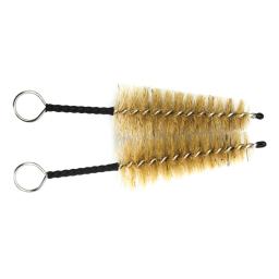 Saxofone Bocal Escova de limpeza Amarelo Clarinete Escova, Sopros Instrumento Peças Acessórios, Manutenção Repair Tools, 2Pcs - Image 2