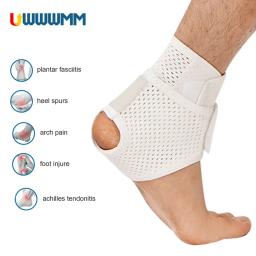 Ajustável Esportes Tornozelo Protetor Brace para Homens e Mulheres, Entorse Dor Brace, Aquiles Tendão Suporte, Tendinite, Tornozelo Manga, Corrida, Ginásio, 1Pc - Image 1