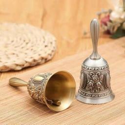Manual de meditação sino mão estilo retro sorte jantar oração tibetano serviço budista portátil artesanal bronze decoração da sua casa - Image 5