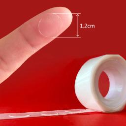100 pontos pegajosos dupla face fita de espuma branca forte almofada adesivo de montagem sem vestígios adesivo para diy foto scrapbooking decoração de natal - Image 4