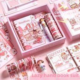 Cute Cartoon Sticker Set para Journaling e Scrapbooking, caixa de presente das mulheres, gama completa, suprimentos para mão Buisness - Image 2
