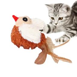 Animais de estimação, Mastigação, Som, Suprimentos para animais, Brinquedos interativos de pelúcia para gatos, Brincar - Image 6