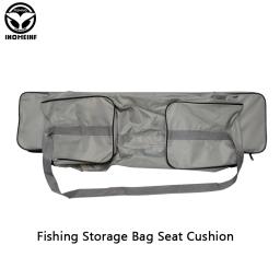 Nova 420d revestido oxford barco inflável assento saco de armazenamento com acolchoado assento almofada para pesca canoa/pvc caiaque/assalto aveia/remo - Image 4