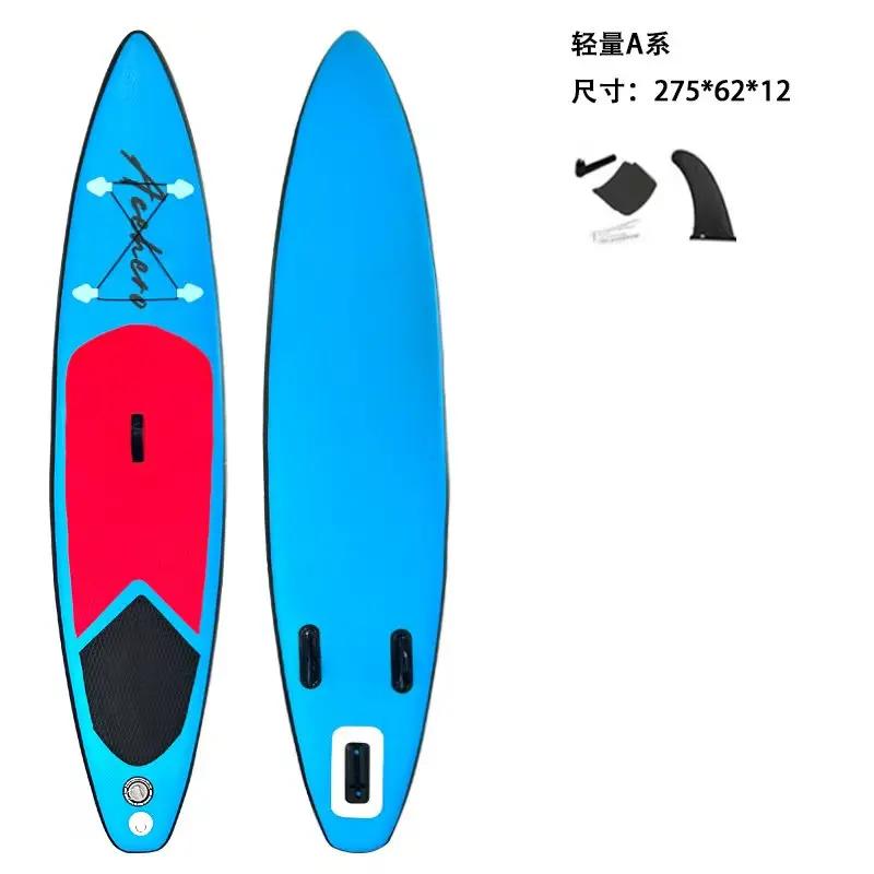 Prancha de Stand-up Paddle Iável de Camada Dupla Reforçada para Corridas ao Ar Livre e Esportes Aquáticos - Image 1