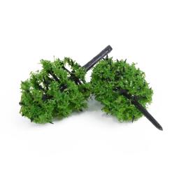 20 pces trem artificial miniatura árvore modelo de plástico cenário ferroviário decoração construção paisagem acessórios 1:100 3.5cm - Image 4