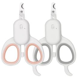 Cortador de unhas profissional LED para animais de estimação, aparador de garras com trava de segurança, tesoura para cães e gatos - Image 5