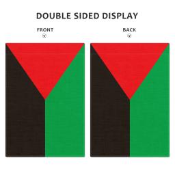 Bandeira do jardim de Martinica de PTEROSAUR, bandeira da frente nacional para a libertação de Martinica, decoração exterior interna de 12.5x18 polegadas - Image 2