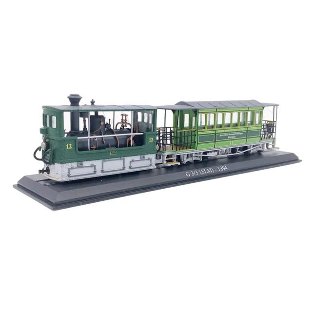Ornamento de Trem a Vapor 1:87 em Diecast Durável para Adolescentes