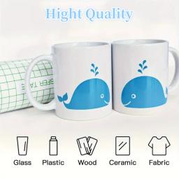 Premium Vinyl Transfer Tape, papel de transferência transparente para vinil adesivo, adesão padrão e forte para Cricut & Silhouette - Image 4