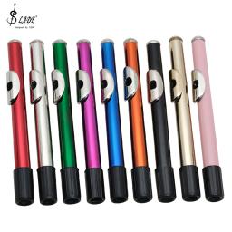 Branco cobre flauta bocal, niquelado, flauta cabeça tubo, sopros instrumento peças de reposição e acessórios, 16 furos - Image 1
