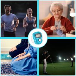 Redefinir anel de contador de dedo mini contador de display digital lcd, contador de passo portátil, tricô, carta, pesca, golfe e fileira - Image 5