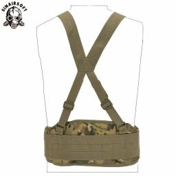 Colete tático especial masculino Molle Belt, Nylon 1000D, Airsoft Hunting, Cinto de combate conveniente, EAS em forma de H, acolchoado macio ajustável - Image 2