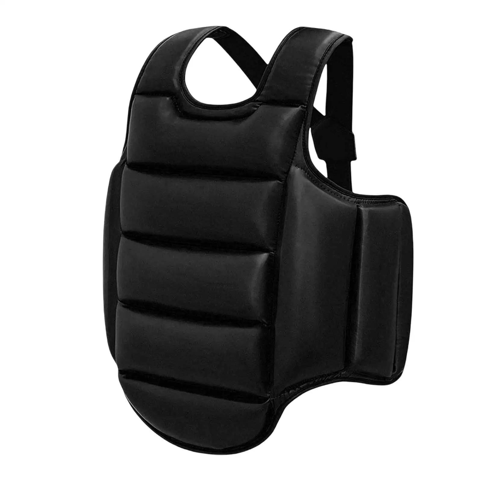 Taekwondo protetor colete rib shield armadura protetor corpo mma karate guarda no peito para muay thai pesado kickboxing sanda - Image 1