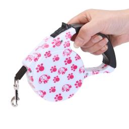Coleira retrátil de nylon com 11 cores, coleira com estampa de 3m 5m para cães pequenos, cães e gatos - Image 6