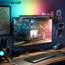 BlitzWolf-RGB LED Lâmpada de Mesa, Escritório Regulável, Computador Eye-cuidar Candeeiros de Mesa, Estudo, Leitura, Tela, Monitor Pendurado Barra de Luz - Image 1